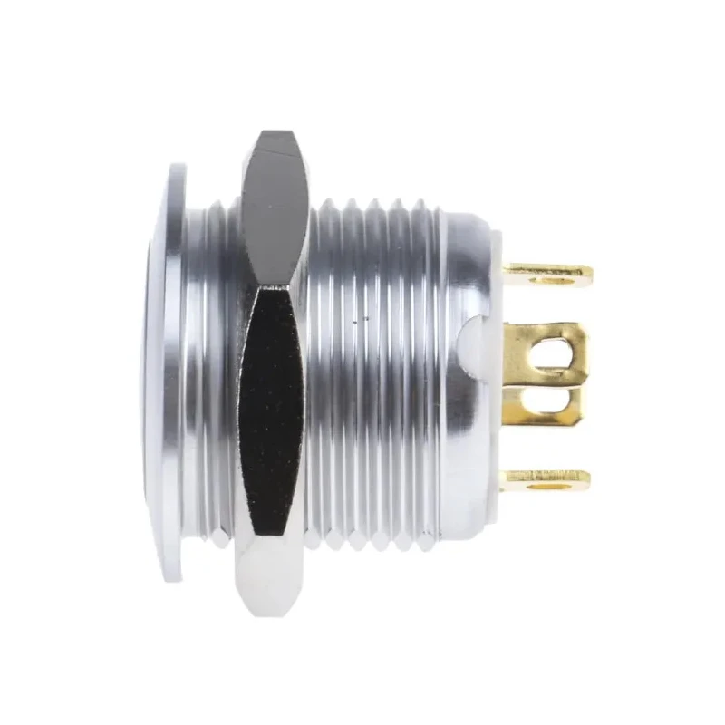 RS PRO Illuminated Momentary Push Button Switch, Panel Mount, 16 mm Cutout, SPST, Blue LED, IP67, 36 V DC 175-9493