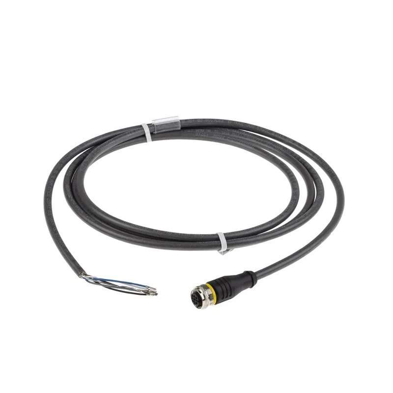 Turck Female 5 Way M12 Straight to Unterminated Sensor Actuator Cable 2 m RKS4.5T-2/TXL