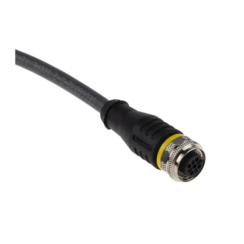 Turck Female 5 Way M12 Straight to Unterminated Sensor Actuator Cable 2 m RKS4.5T-2/TXL