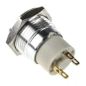 RS PRO Illuminated Momentary Push Button Switch Panel Mount 16 mm Cutout SPST Blue Red LED IP67 36V DC AC 175-9287
