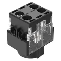 EAO Push Button Contact Block 1 NC, 250 V AC, 250 V DC, Screw Terminal, 5A Current Rating, Model 61-8745.11