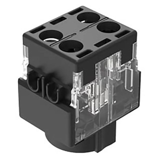 EAO Push Button Contact Block 1 NC, 250 V AC, 250 V DC, Screw Terminal, 5A Current Rating, Model 61-8745.11