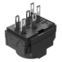 EAO Push Button Contact Block, 61 Series, 1 CO Contact Configuration, 250 V AC/DC, Snap-Action Switch 61-8420.12