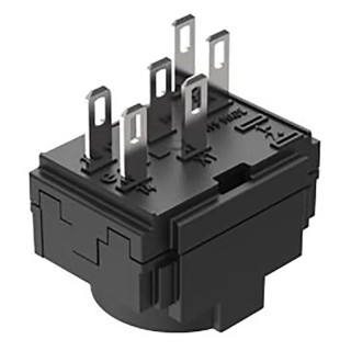EAO Push Button Contact Block, 61 Series, 1 CO Contact Configuration, 250 V AC/DC, Snap-Action Switch 61-8420.12