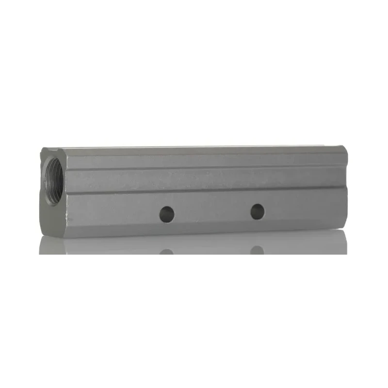 RS PRO Aluminium Pneumatic 3 Outlet Manifold 75 bar 300°C Nickel Plated 176-1102