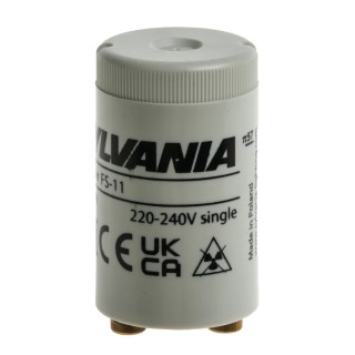 Sylvania Fluorescent Lighting Starter 240V 110mm Length 36mm Diameter 24442
