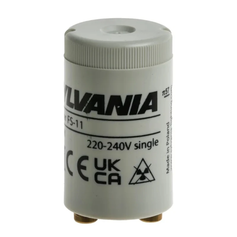 Sylvania Fluorescent Lighting Starter 240V 110mm Length 36mm Diameter 24442