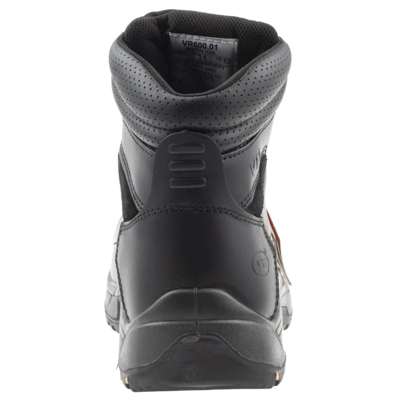V12 Footwear Bison Black Composite Toe Capped Safety Boots Size 11 EU 46 EN ISO 20345:2011 S3 HRO SRC VR600.01/11