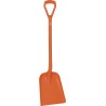 Vikan Square Shovel Polypropylene Blade 271 mm Width, 327 mm Length with 1040 mm Handle Length, Orange 56257