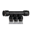 RS PRO Universal Short 3 Outlet Push-in Manifold Push-in 10 mm Inlet 8 mm Outlet 78mm Length 80°C Max Operating 176-1840