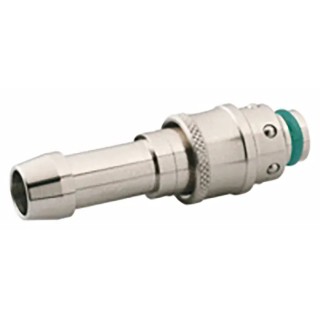 RS PRO Nickel Plated Brass Coupler Nipple Hose Barb Male 0.5in 176-1969