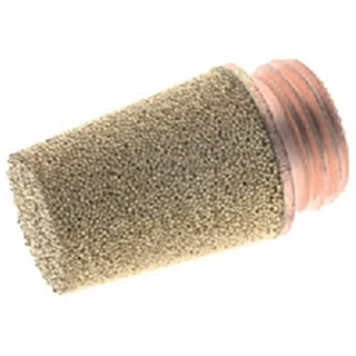 RS PRO Brass Pneumatic Silencer 10 bar Threaded G 3/8 in 87dB Noise Reduction 34.5mm Length 176-2275