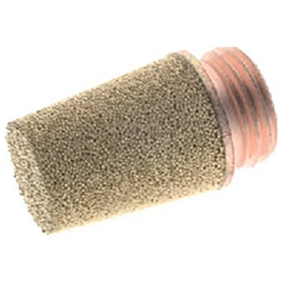 RS PRO Brass Pneumatic Silencer 10 bar Threaded G 3/8 in 87dB Noise Reduction 34.5mm Length 176-2275