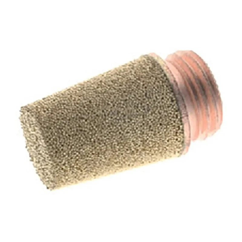 RS PRO Brass Pneumatic Silencer 10 bar Threaded G 3/8 in 87dB Noise Reduction 34.5mm Length 176-2275