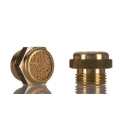 RS PRO Brass Pneumatic Silencer 3/8 in Threaded G Male 12 bar Pressure Noise Reduction 85dB 19mm Length 176-2281