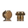 RS PRO Brass Pneumatic Silencer 3/8 in Threaded G Male 12 bar Pressure Noise Reduction 85dB 19mm Length 176-2281
