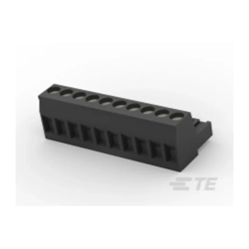TE Connectivity TB Series Pluggable Terminal Block 10-Contact 5 mm Pitch 1 Row 300V AC 10A Female Screw 1-2305909-0