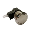 RS PRO Push Button Switch Momentary Panel Mount SPST Flat Actuator IP67 250V ac 175-8193