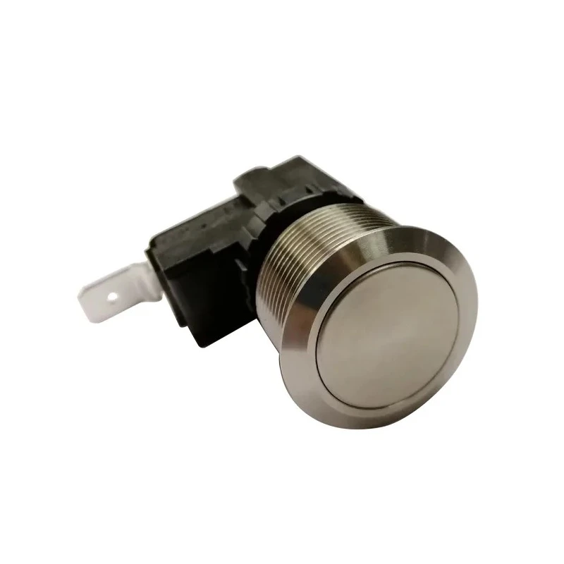 RS PRO Push Button Switch Momentary Panel Mount SPST Flat Actuator IP67 250V ac 175-8193