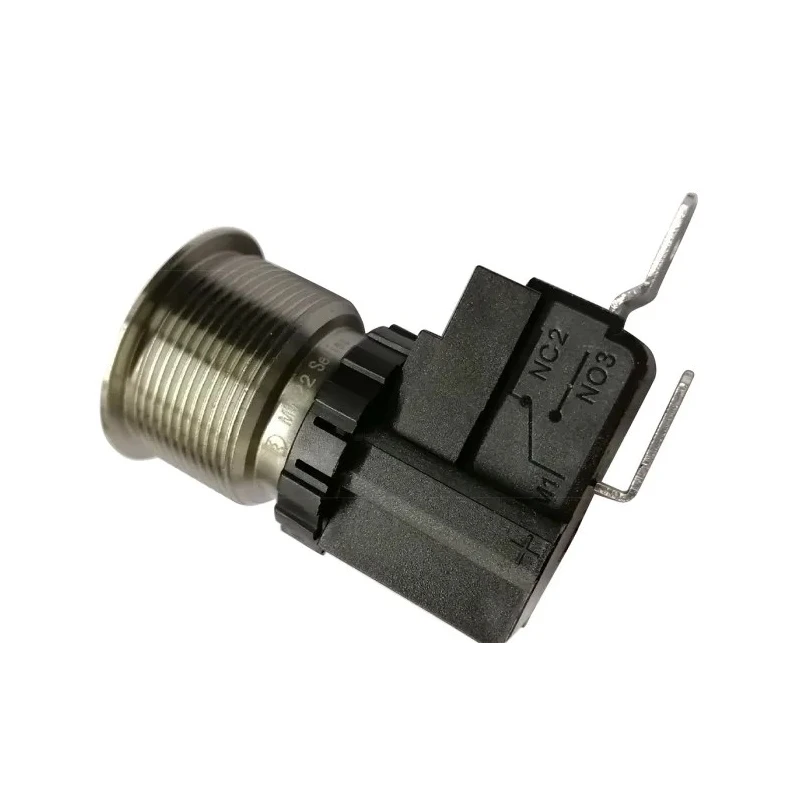 RS PRO Push Button Switch Momentary Panel Mount SPST Flat Actuator IP67 250V ac 175-8193