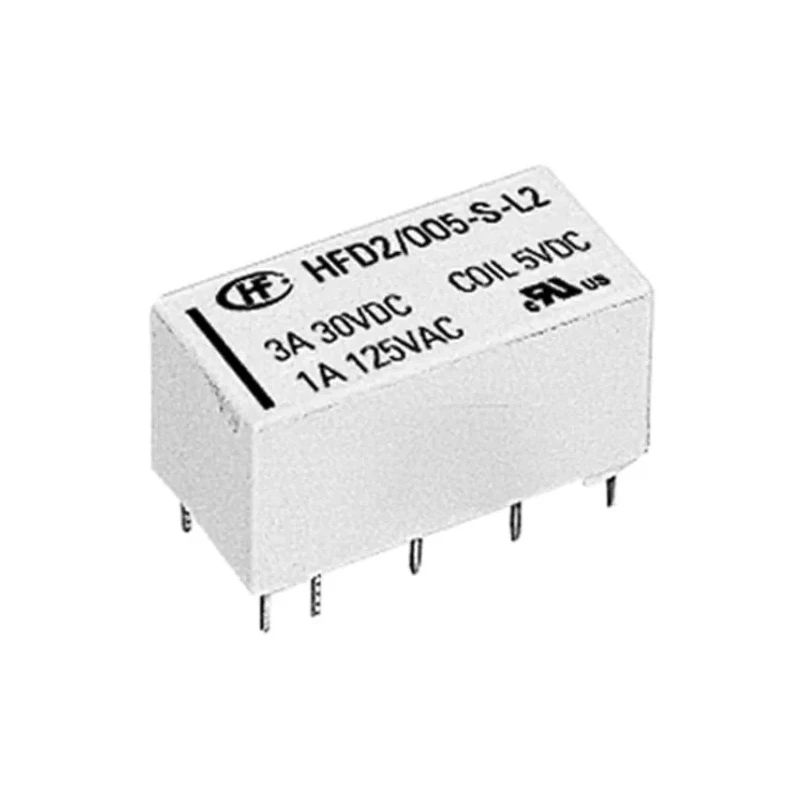 Hongfa Europe GMBH PCB Signal Relay 12V dc Coil 2A DPDT HFD2/012-S-L1-D