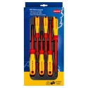 Knipex Phillips, Slotted Insulated Screwdriver Set 6-Piece 1000V Tested VDE Certified 00 20 12 V02