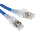 Belden Cat6 Shielded Screened Ethernet Cable Low Smoke Zero Halogen Jacket 2m Blue C6S4106002M