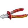 NWS VDE/1000V Approved ESD Safe Side Cutter Steel Jaw Bi-Metal Handle 180mm N134-49-VDE-180-SB