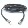 Siretta ASM Series RG58 3 m Coaxial Cable 50 Ω, Black, Terminated