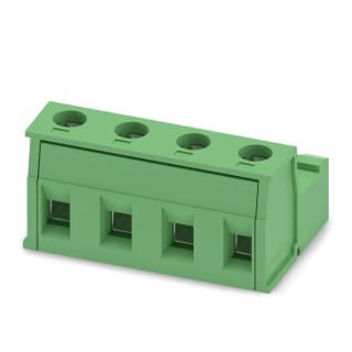 Phoenix Contact Pluggable Terminal Block 4-Contact 7.62 mm Pitch 12A Current Resistance Polyamide Housing 1828825