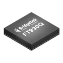 Bridgetek 32 bit FT32B FT93 Microcontroller, 100 MHz, 128kB FLASH, 68-Pin QFN FT930Q-T