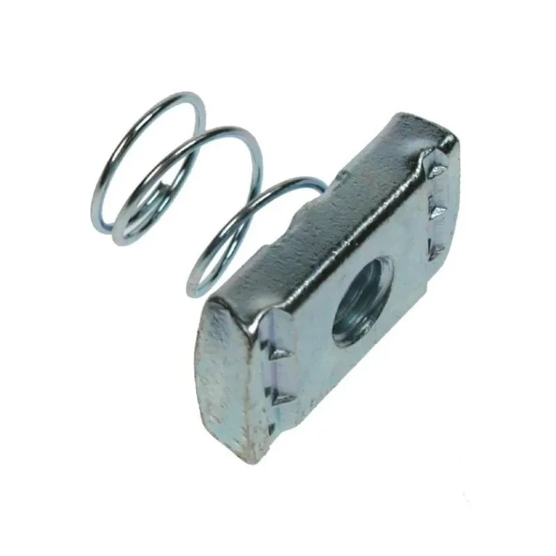 RS PRO Channel Nut M12 Steel Zinc Plated Nickel Chrome Black Finish 176-6932