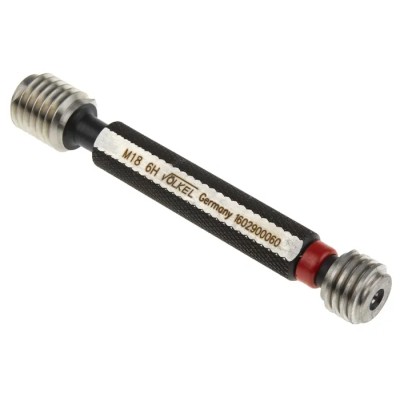 Volkel M18 x 2.5 Plug Thread Plug Gauge, 2.5 mm Pitch Diameter 16029