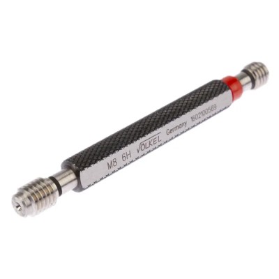 Volkel M8 x 1.25 Plug Thread Plug Gauge 1.25 mm Pitch Diameter 16021