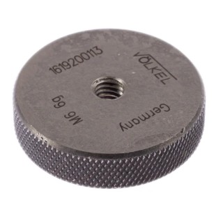 Volkel M6 x 1 Ring Gauge, Metric Tapered Thread, 1 mm Pitch Diameter 16192