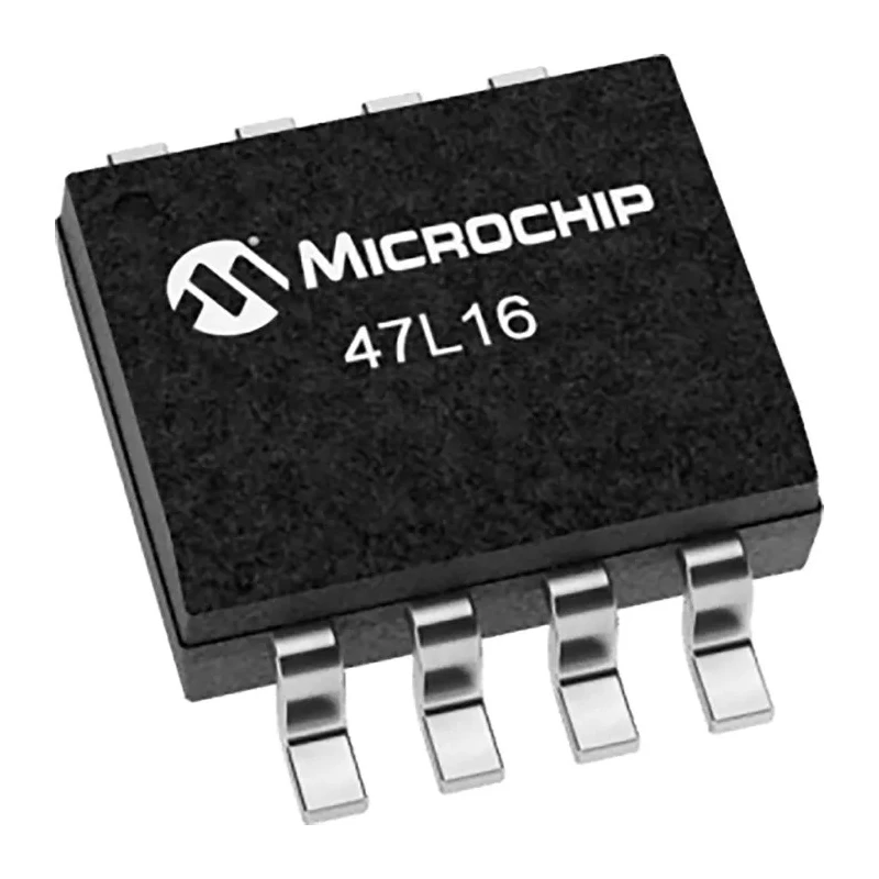 Microchip 16 kB EERAM, 400 ns 8-Pin SOIC Serial-I2C Memory Module 47L16-E/SN