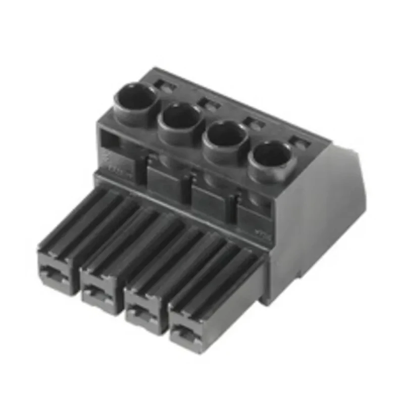 Weidmüller BVZ Series Pluggable Terminal Block, 4-Contact, 7.62 mm Pitch, 1 Row, 40A Current, 1kV Voltage, Copper 1929950000
