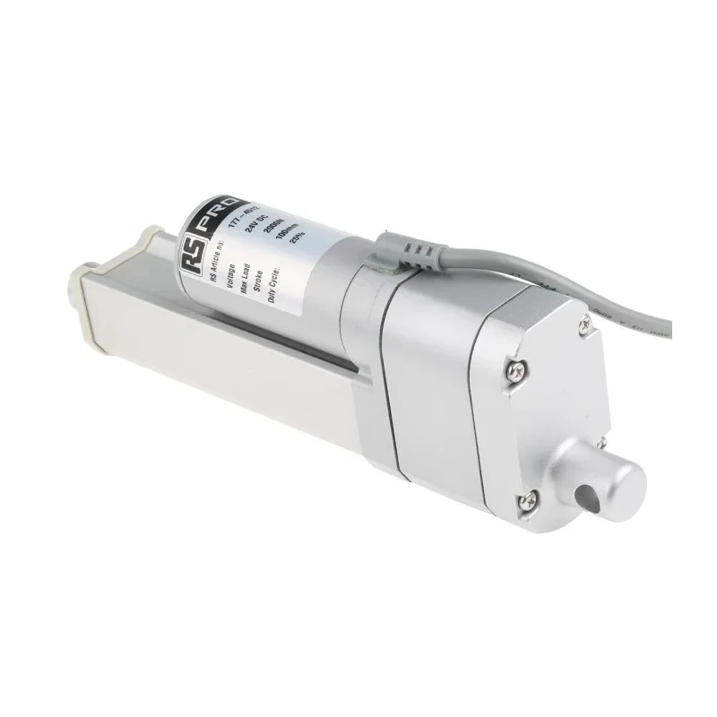RS PRO Electrical Linear Actuator 100 mm Stroke 2000N Force 24V DC Motor 7.6 mm/s Speed 177-4512