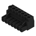 Weidmüller BL Series Pluggable Terminal Block 7-Contact 5.08 mm Pitch 1 Row 20A 400V Copper Alloy Housing 1943860000