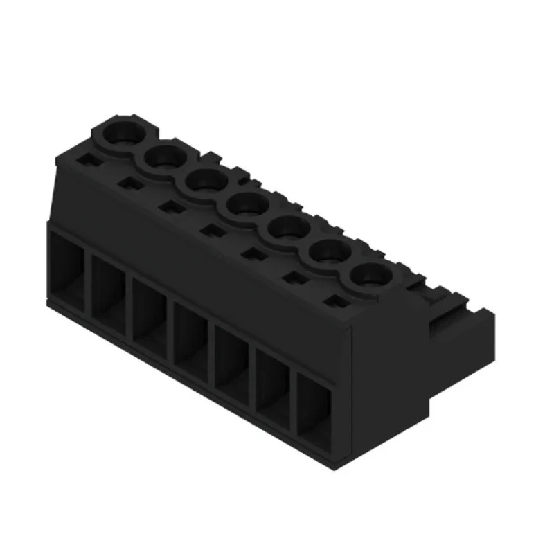 Weidmüller BL Series Pluggable Terminal Block 7-Contact 5.08 mm Pitch 1 Row 20A 400V Copper Alloy Housing 1943860000