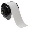 Brady White Label Roll, 57.5 mm Width, Permanent Acrylic Adhesive, Polyester Material, B30C-2250-855-WT