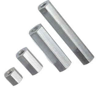 Wurth Elektronik Threaded Standoff M2.5, 7 mm Body, Stainless Steel with Gloss Zinc Finish 970070151
