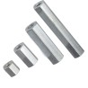 Wurth Elektronik Threaded Standoff M2.5, 7 mm Body, Stainless Steel with Gloss Zinc Finish 970070151