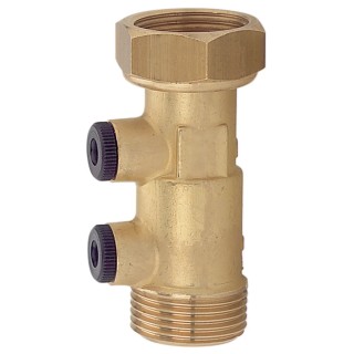 Watts Brass Threaded BSP Double Check Valve 3/4 in, 10 bar 2224110