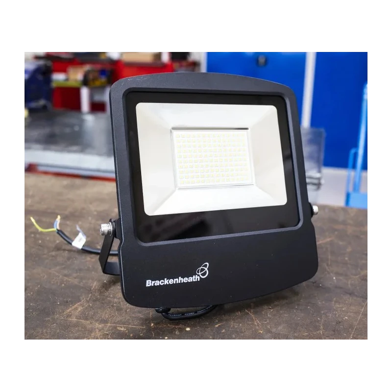 RS PRO LED Floodlight 100 W Cool White 9000 lm IP65 Aluminium Housing Wall Mount 176-8533