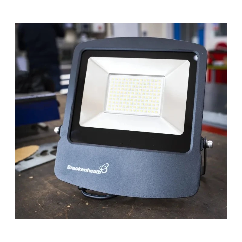 RS PRO LED Floodlight 100 W Cool White 9000 lm IP65 Aluminium Housing Wall Mount 176-8533
