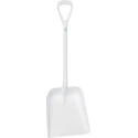 Vikan Square Shovel Blade Width 345 mm, Handle Length 1150 mm Polypropylene White 56235