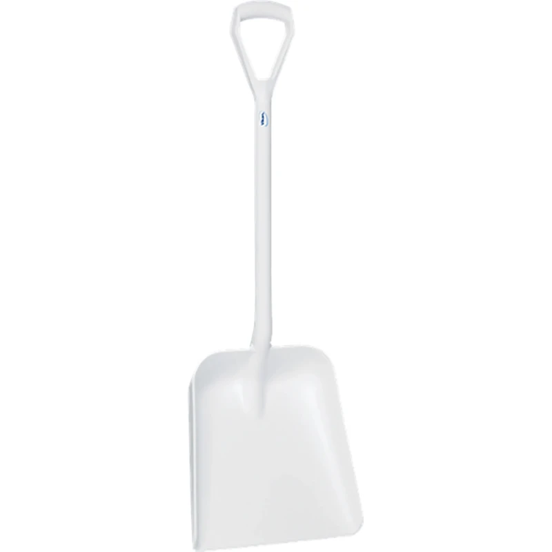 Vikan Square Shovel Blade Width 345 mm, Handle Length 1150 mm Polypropylene White 56235