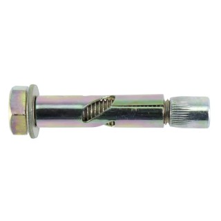 RS PRO Bright Zinc Plated Sleeve Anchor Thread Size 10 x 75 mm Length 75 mm Drill Diameter 14 mm Torque Controlled 177-7037