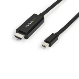 RS PRO 1 Port Mini DisplayPort to HDMI Adapter Cable 3 m Length 4K x 2K Resolution MDP2HDMM3MB